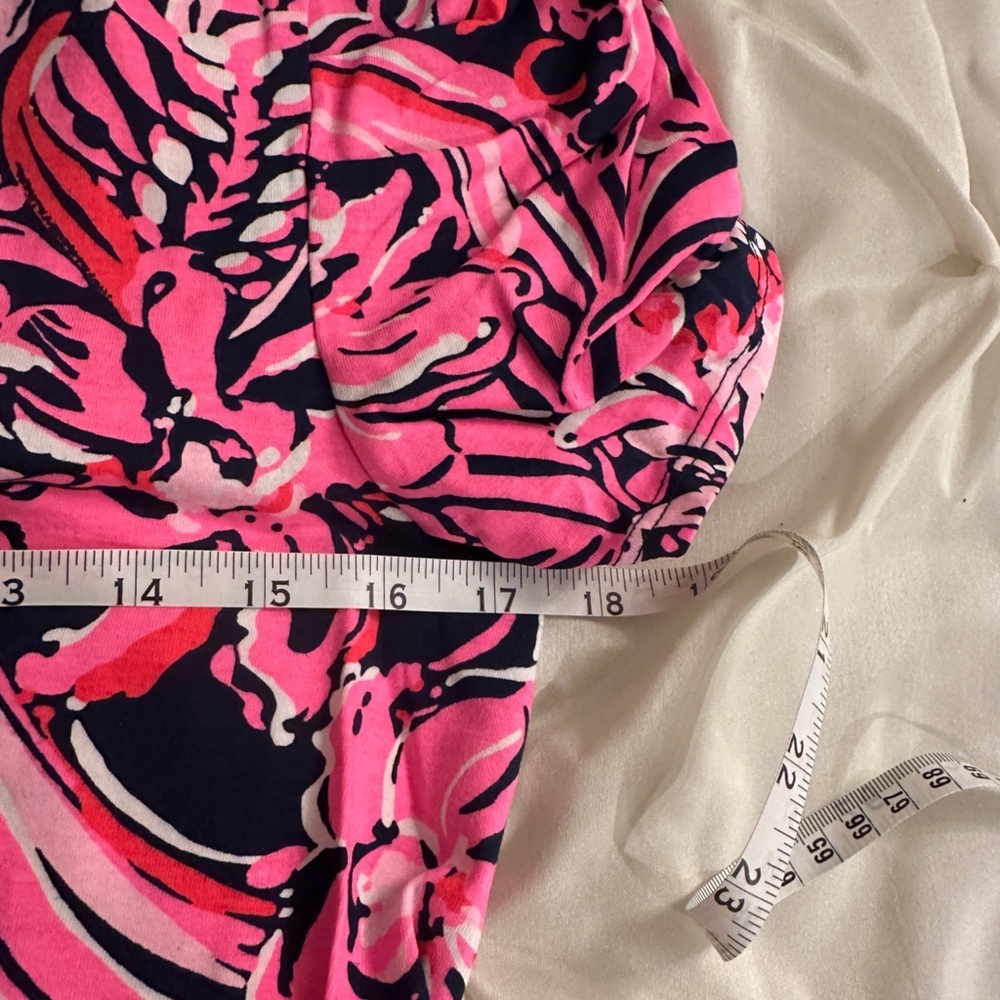 Lilly Pulitzer 100% cotton Aleece Floral Dress - Picture 7 of 8